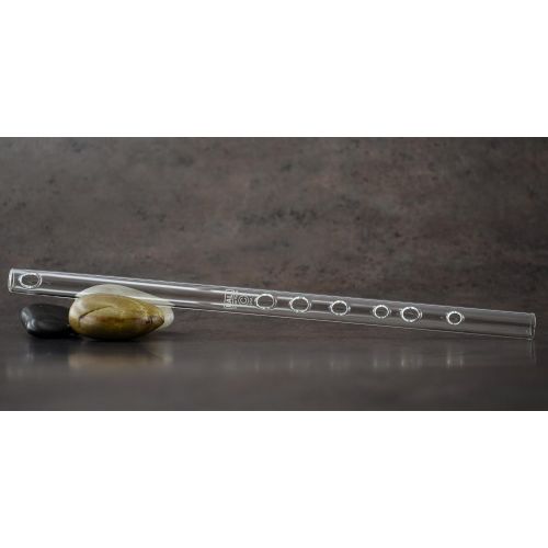  Hall Crystal Flutes Hall Crystal Flute 11299 - Inline Glass Piccolo in C - Clear Glass