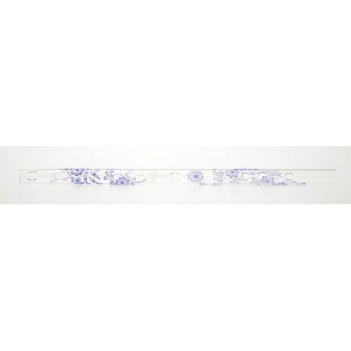  Hall Crystal Flutes Hall Crystal Flute 11216 - Inline Glass Piccolo in C - Blue Delft