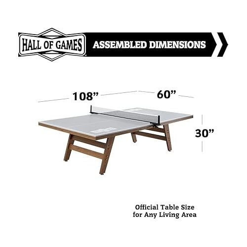 Table Tennis Tables Multiple Styles, Furniture Quality Ping Pong Tables with Easy Clamp Nets, Perfect for Family Game Rooms
