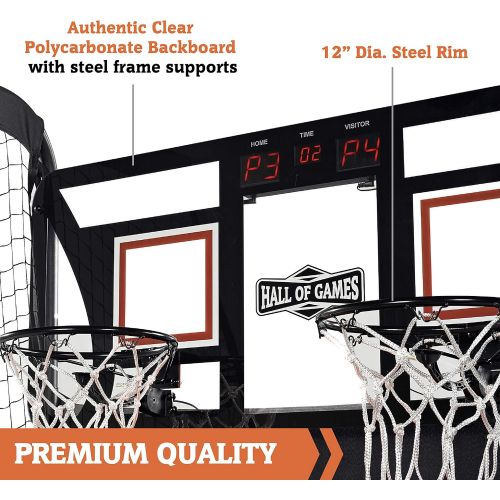  Hall of Games 2 Player Arcade Basketball Game - Available in Multiple Styles