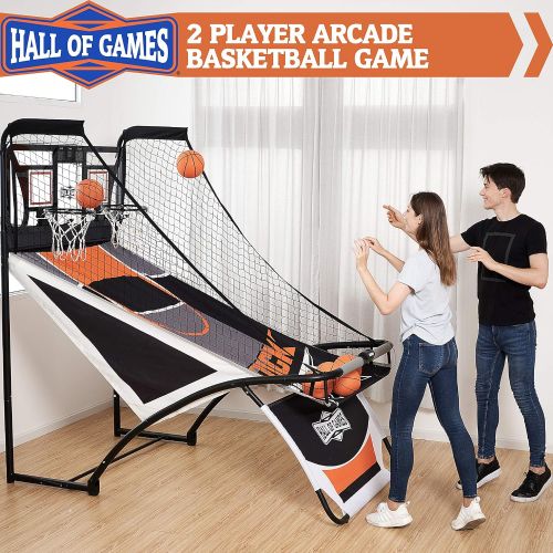  Hall of Games 2 Player Arcade Basketball Game - Available in Multiple Styles