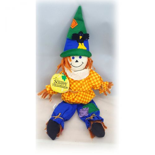  Hallmark Halloween Scrappy The Scarecrow Doll 16