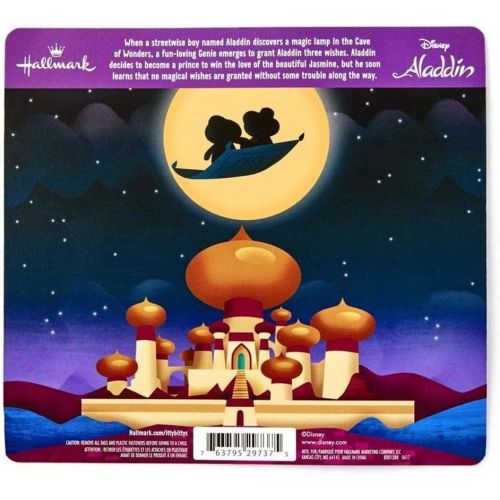  Hallmark itty bittys Disney Aladdin and Genie Stuffed Animals, Set of 2