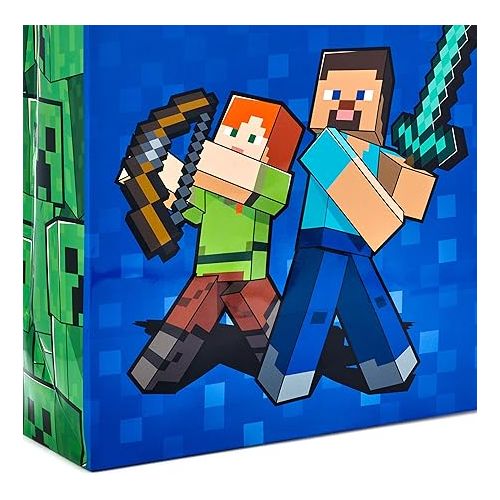  Hallmark Minecraft Gift Bag Bundle (2 Bags: 13