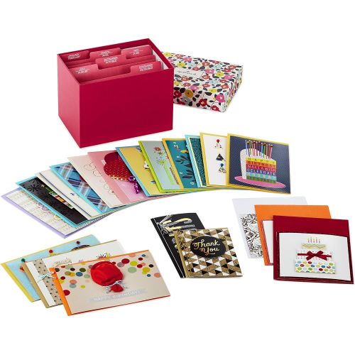  [아마존 핫딜]  [아마존핫딜]Hallmark Handmade All Occasion Boxed Greeting Card Assortment, Pink Floral (Pack of 20)Birthday Cards, Baby Shower Cards, Wedding Cards, Sympathy Cards, Thinking of You Cards, Tha