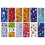 Hallmark Peanuts Stickers for Kids (Pack of 237 Stickers, 12 Sheets?All Occasion, Halloween, Valentines Day, Holiday)