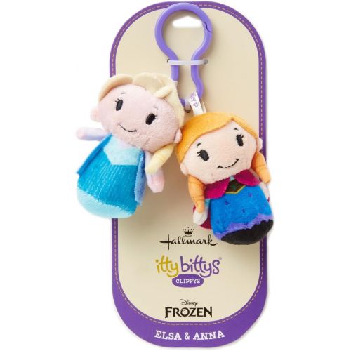  Hallmark Disney Frozen Elsa and Anna itty bittys Clippys