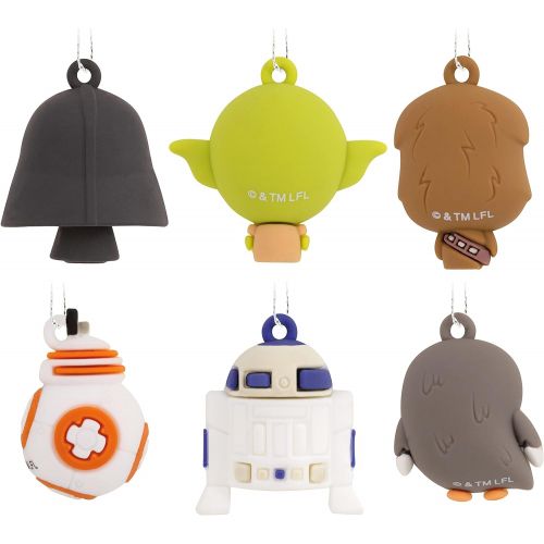  Hallmark Star Wars Characters Miniature Christmas Ornaments, Mini Set of 6