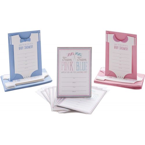  Hallmark Baby Shower Invitations, Onesie (Pack of 10 Invites and Envelopes for Baby Girl)