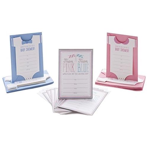  Hallmark Baby Shower Invitations, Onesie (Pack of 10 Invites and Envelopes for Baby Girl)