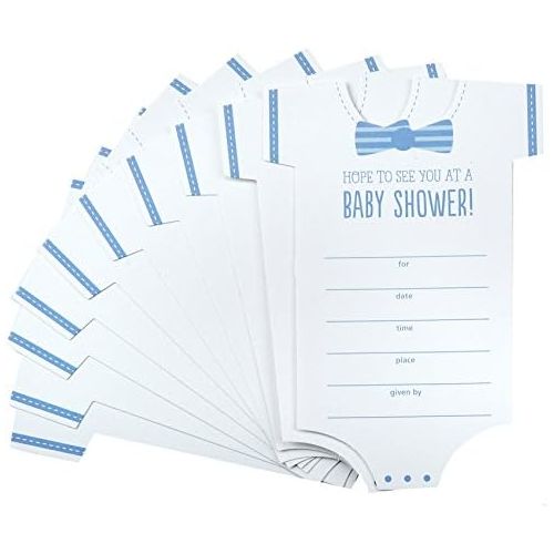  Hallmark Baby Shower Invitations, Onesie (Pack of 10 Invites and Envelopes for Baby Boy)