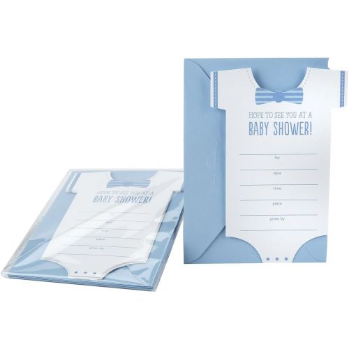  Hallmark Baby Shower Invitations, Onesie (Pack of 10 Invites and Envelopes for Baby Boy)