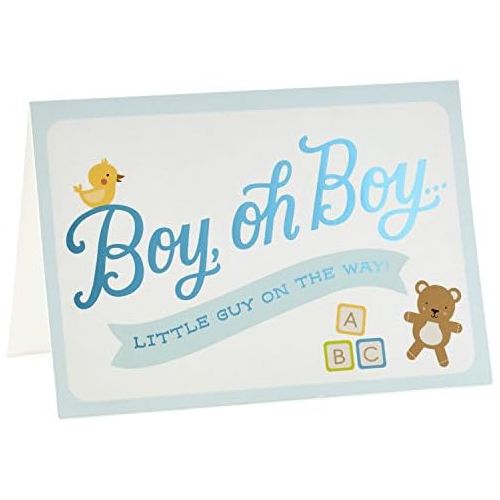  Hallmark Baby Shower Cards Assortment, Blue (20 Blank Note Cards with Envelopes)