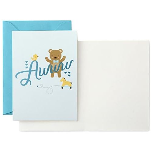  Hallmark Baby Shower Cards Assortment, Blue (20 Blank Note Cards with Envelopes)