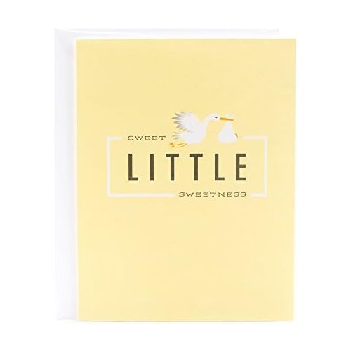  Hallmark New Baby Card (Little Sweetness, Stork)