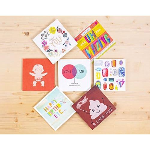  Hallmark Studio Ink Baby Congratulations Card (Made a Human)