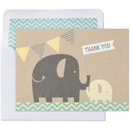 Hallmark Baby Shower Thank You Cards, Elephants (10 Cards with Envelopes)
