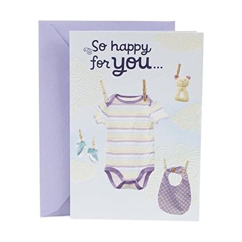  Hallmark Mahogany Baby Greeting Card (Baby Clothesline)