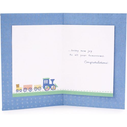  Hallmark Baby Shower Card (Train)