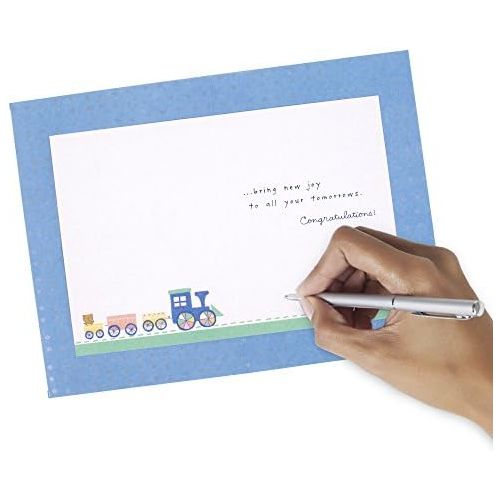  Hallmark Baby Shower Card (Train)