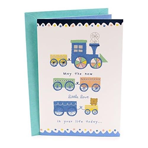  Hallmark Baby Shower Card (Train)