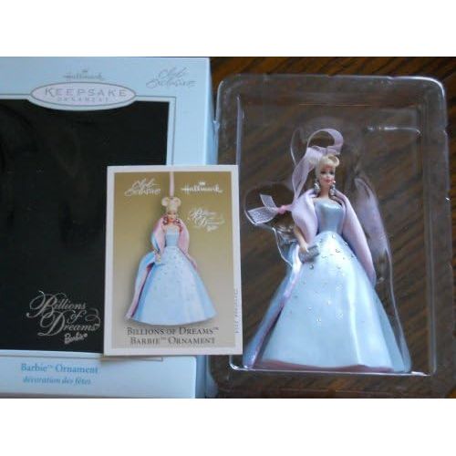  Hallmark Billions of Dreams Barbie Porcelain Club Exclusive Ornament 2004