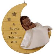 Hallmark Keepsake 2019 Year Dated African-American Babys First Christmas Ornament
