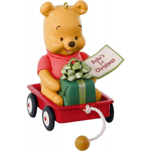  Hallmark Keepsake Ornament 2019 Year Dated Disney Winnie The Pooh Babys First Christmas