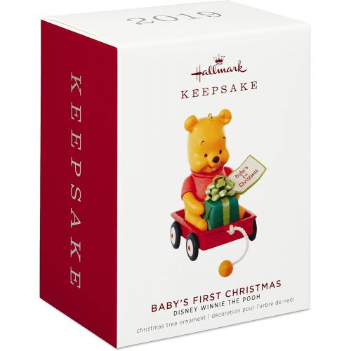  Hallmark Keepsake Ornament 2019 Year Dated Disney Winnie The Pooh Babys First Christmas