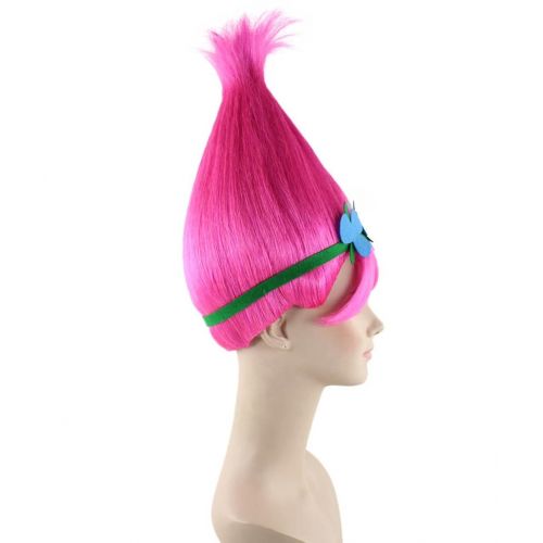  Halloween Party Online Troll Princess Wig & Costume Bundle Adult HW-1079/HC-072