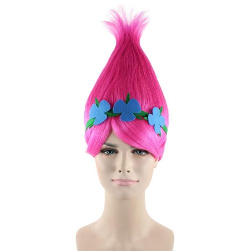  Halloween Party Online Troll Princess Wig & Costume Bundle Adult HW-1079/HC-072