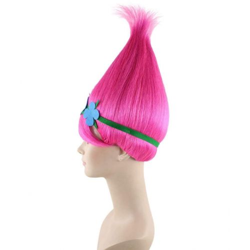  Halloween Party Online Princess Troll Wig, Pink HW-1079