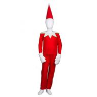 Halloween Party Online Child Elf on The Shelf Costume, Red Kids HC-416