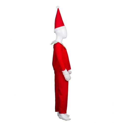  Halloween Party Online Child Elf on The Shelf Costume, Red Kids HC-416