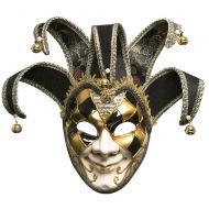 Halloween props Festive Party Halloween Christmas Masquerade Venice Full Face Antique Mens Mask nanayaya