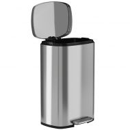 Halo halo™ Premium 50-Liter Stainless Steel Step Trash Can