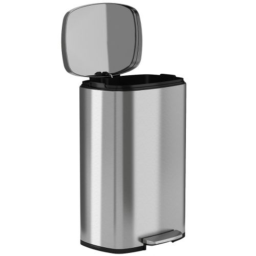  Halo halo™ Premium 50-Liter Stainless Steel Step Trash Can