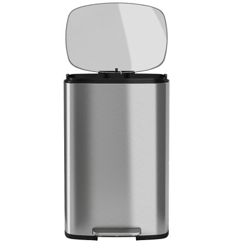  Halo halo™ Premium 50-Liter Stainless Steel Step Trash Can