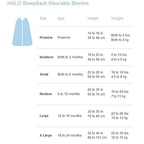  Halo Safe Dreams Micofleece Wearable Blanket, Multi Star, Medium