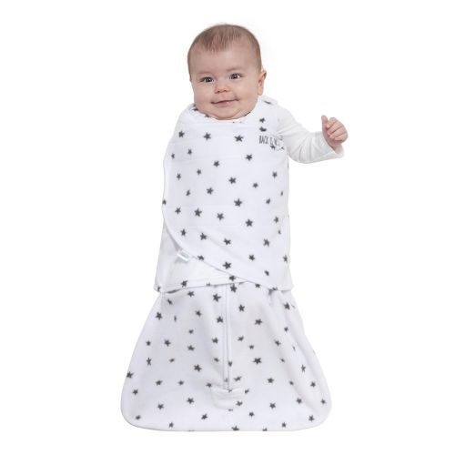  Halo HALO SleepSack Micro-Fleece Swaddle, Cream, Newborn