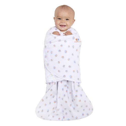  Halo HALO SleepSack Micro-Fleece Swaddle, Cream, Newborn