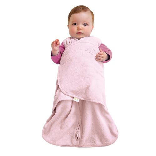  Halo HALO SleepSack Micro-Fleece Swaddle, Cream, Newborn