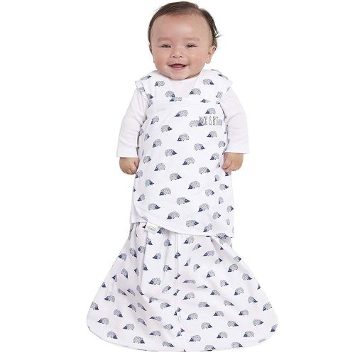  Halo 100% Cotton Sleepsack Swaddle Wearable Blanket, Giraffe Neutral, Small