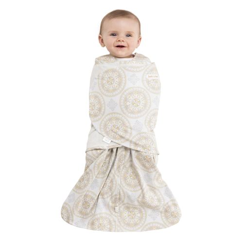  Halo 100% Cotton Sleepsack Swaddle Wearable Blanket, Giraffe Neutral, Small