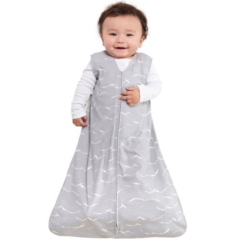  Halo Sleepsack 100% Cotton Wearable Blanket, Heather Gray, Medium