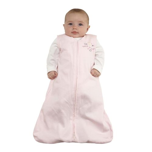  HALO Sleepsack 100% Cotton Wearable Blanket, Soft Pink, Medium