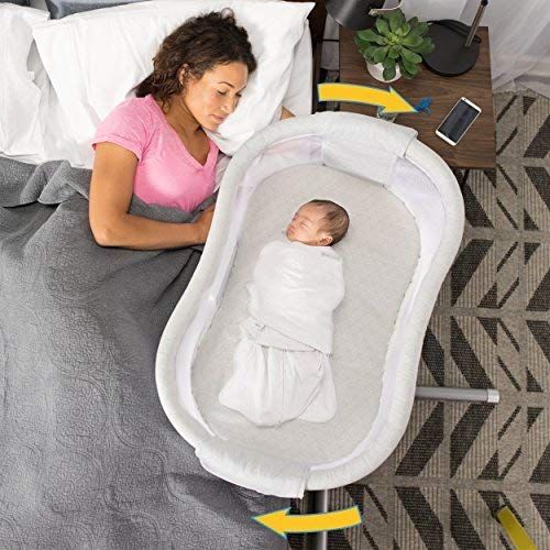  HALO Bassinest Swivel Sleeper Premiere Series Bassinet, River Stone