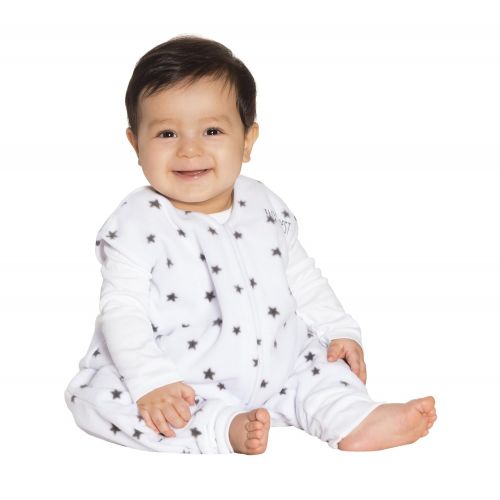  HALO Sleepsack Early Walker, Micro-Fleece, Mini Stars Charcoal, Size Large