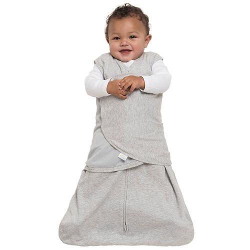  Halo Sleepsack 100% Cotton Swaddle, Heather Gray, Small