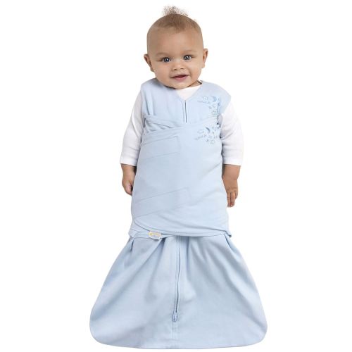  Halo Sleepsack 100% Cotton Swaddle, Heather Gray, Small